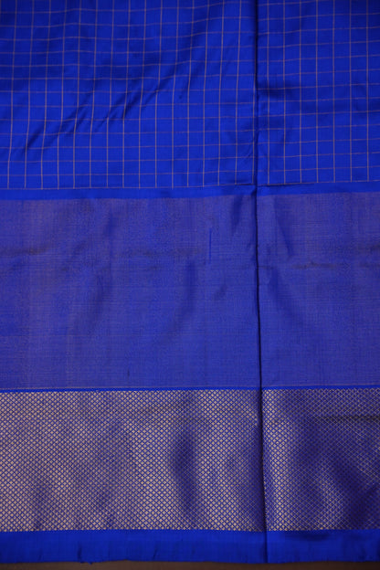 Pure Ikkat Soft Silk Saree - Red & Ink Blue