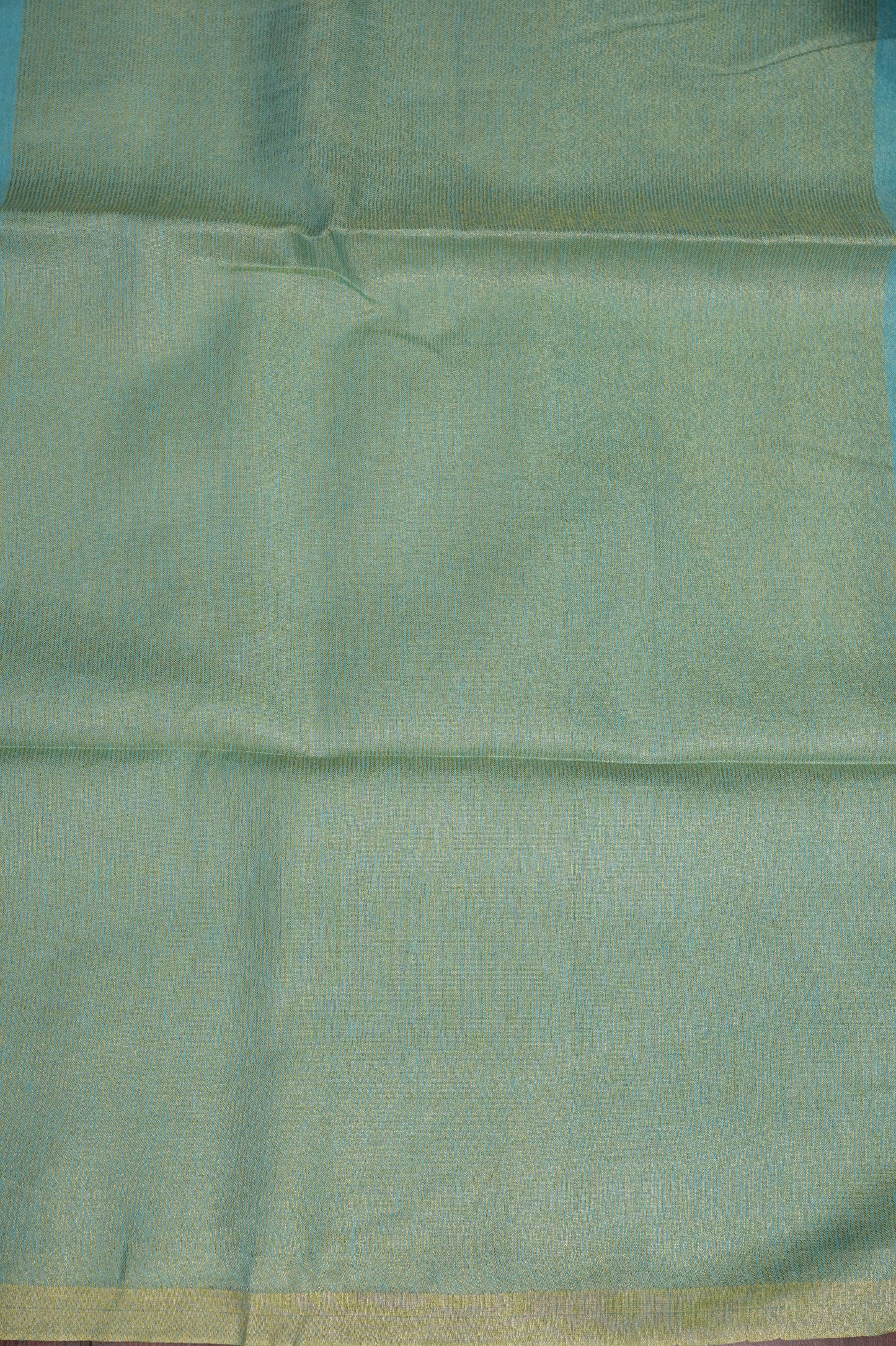 Sky Blue & Soft Gold Tissue Linen Saree