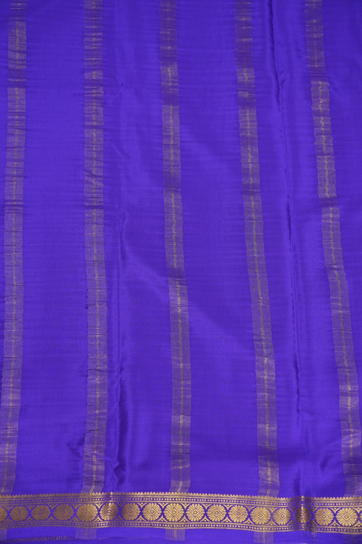 Shibori Tie & Dye Pure Crepe Mysore Silk Saree - Purple