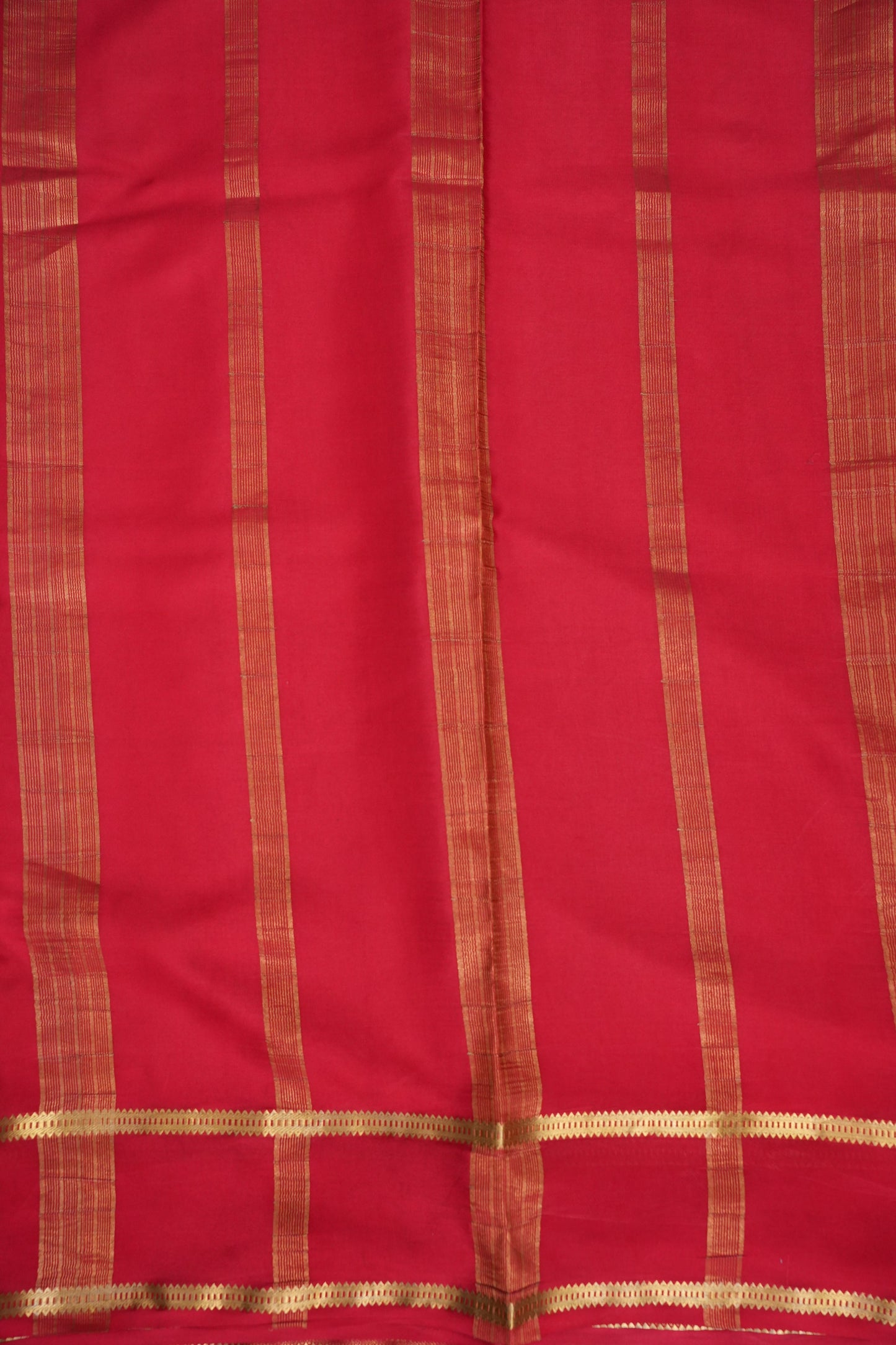 Shibori Tie & Dye Pure Crepe Mysore Silk Saree - Red