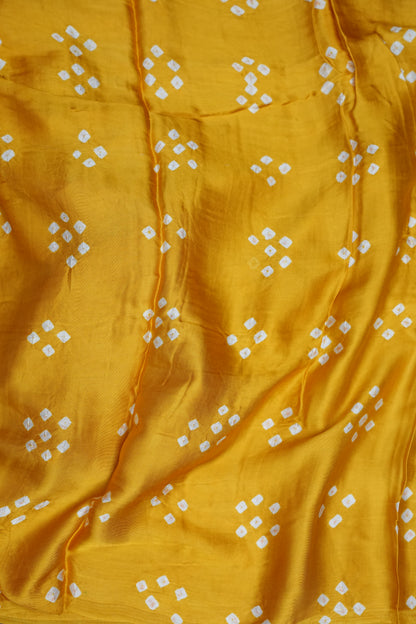 Subarnam's Exclusive Statement Saree – Pure Modal Silk Bandhani & Kalamkari Saree