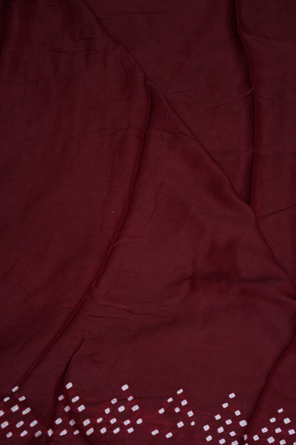 Subarnam's Exclusive Statement Saree – Pure Modal Silk Bandhani Kalamkari Saree