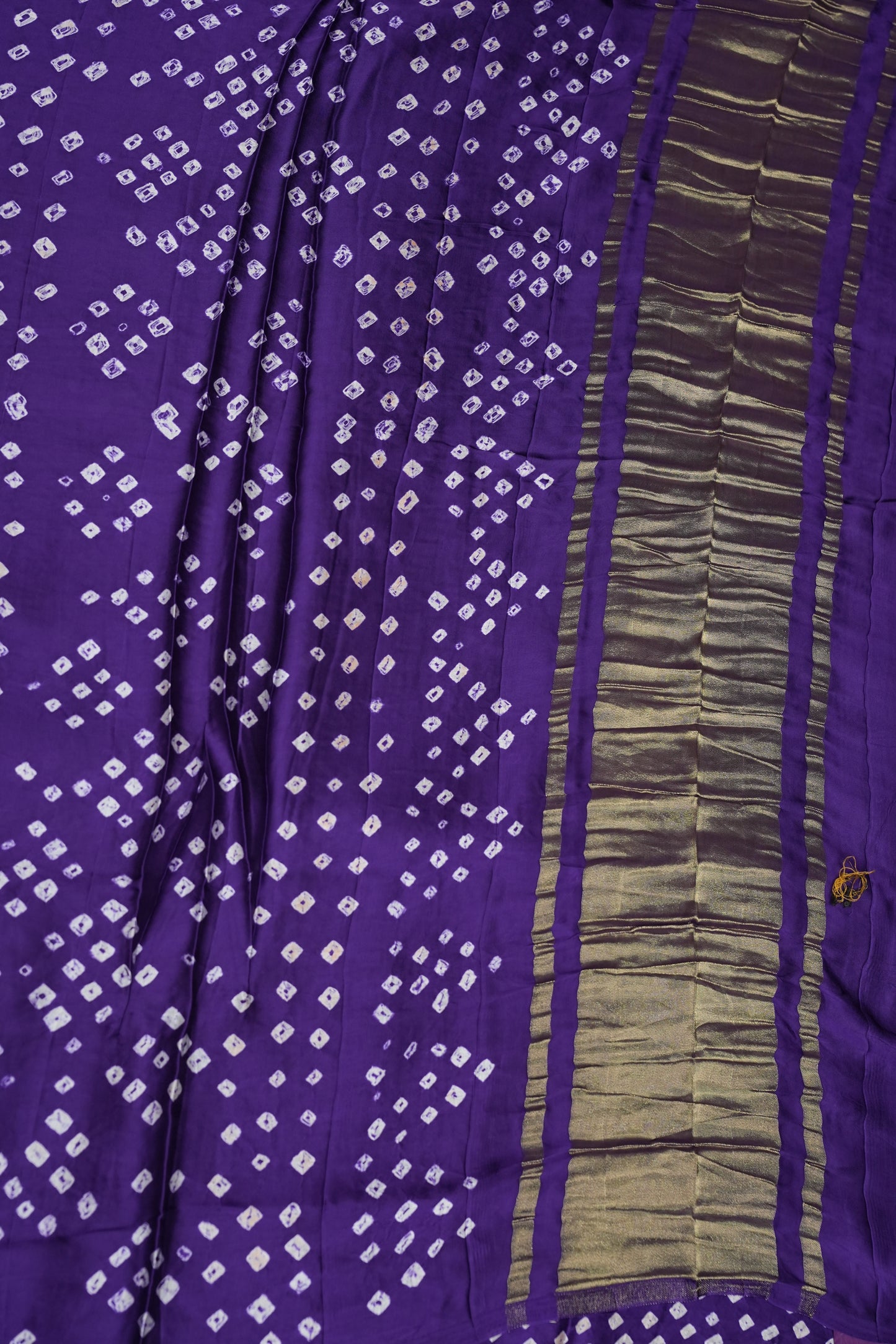 Subarnam's Exclusive Statement Saree – Pure Modal Silk Bandhani Kalamkari Saree