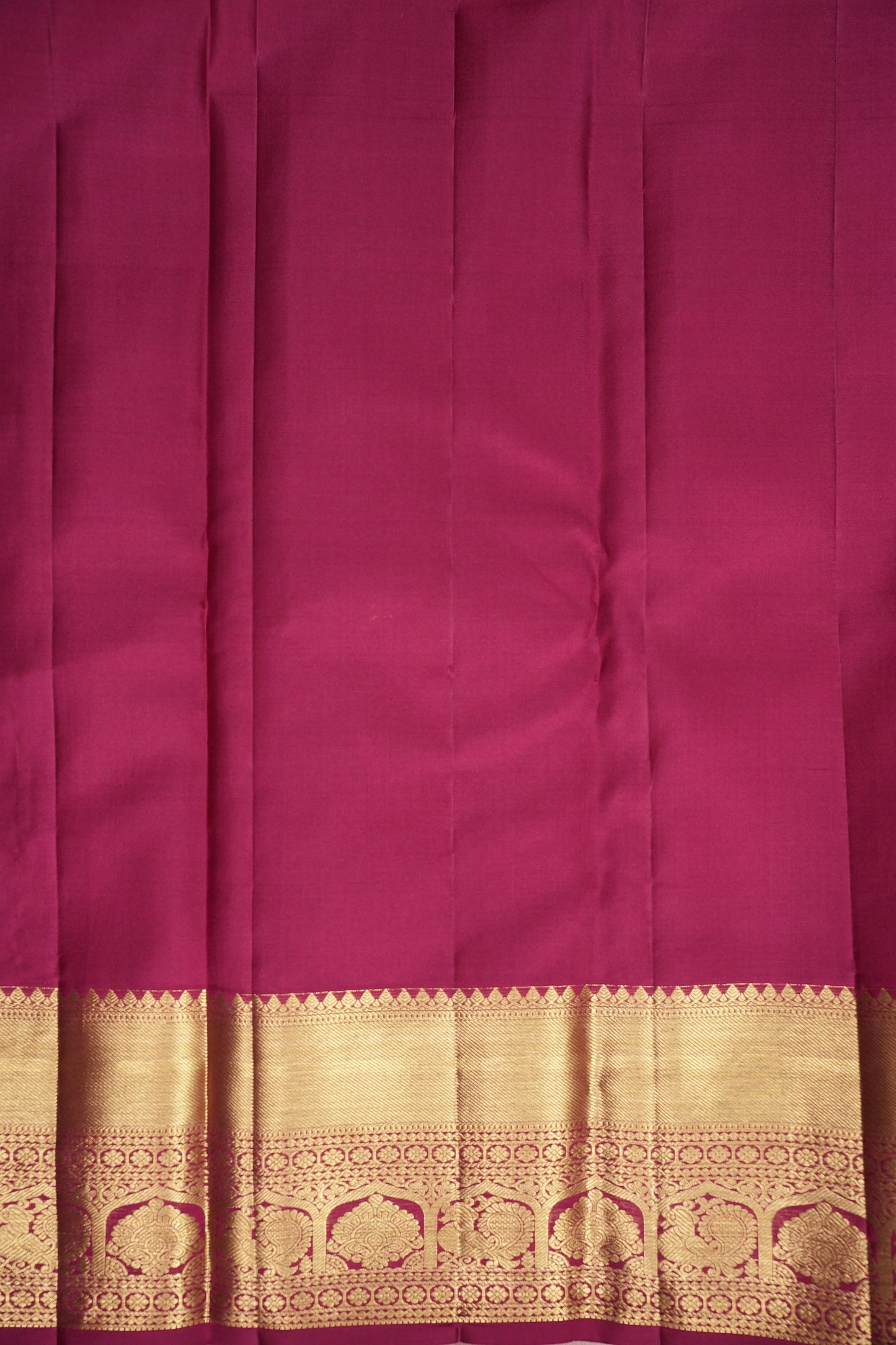 Bridal Deep Maroon Pure Kanchipuram Silk Saree|Silk Mark Certified