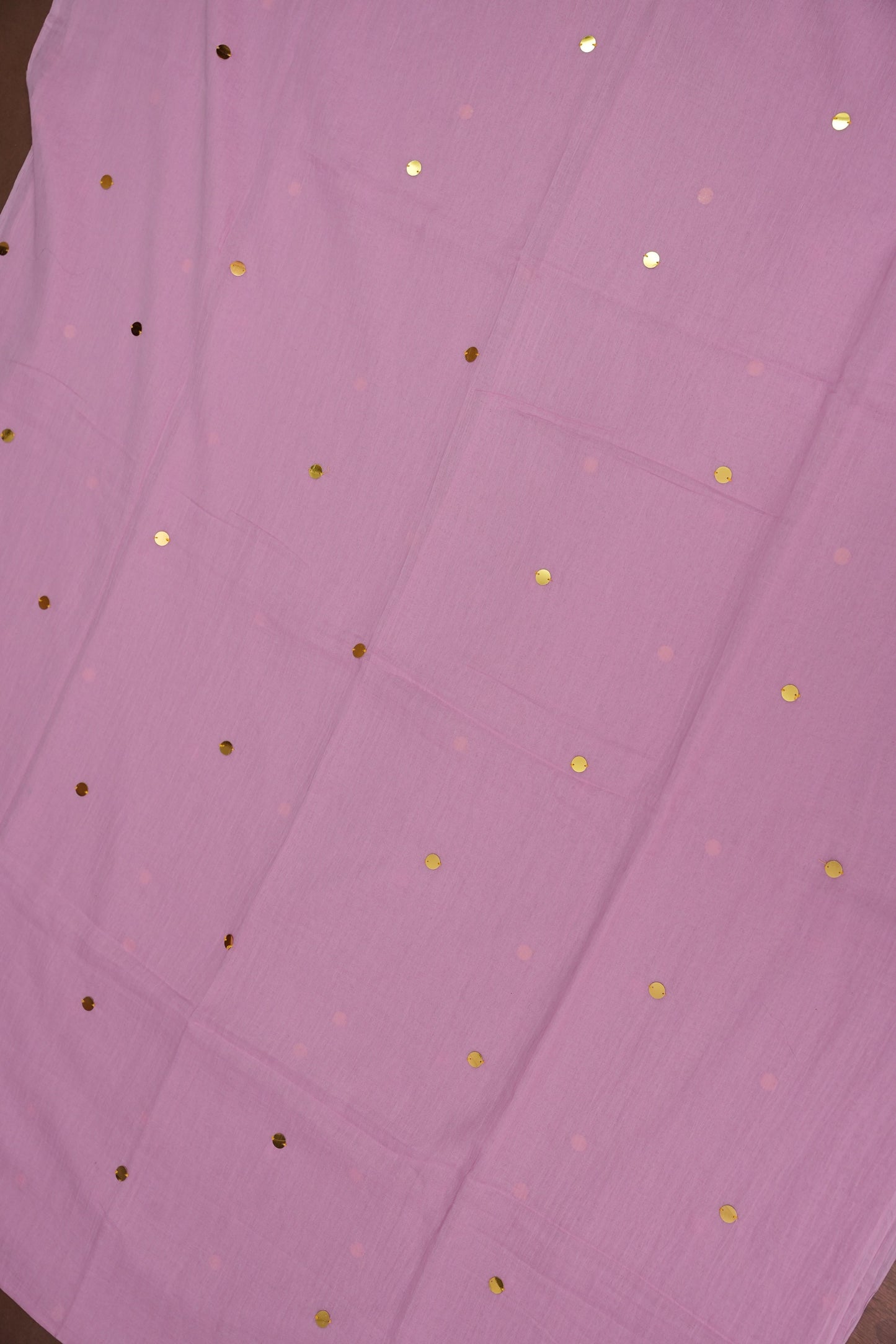 Mulmul Cotton Saree with Tassels - Pink
