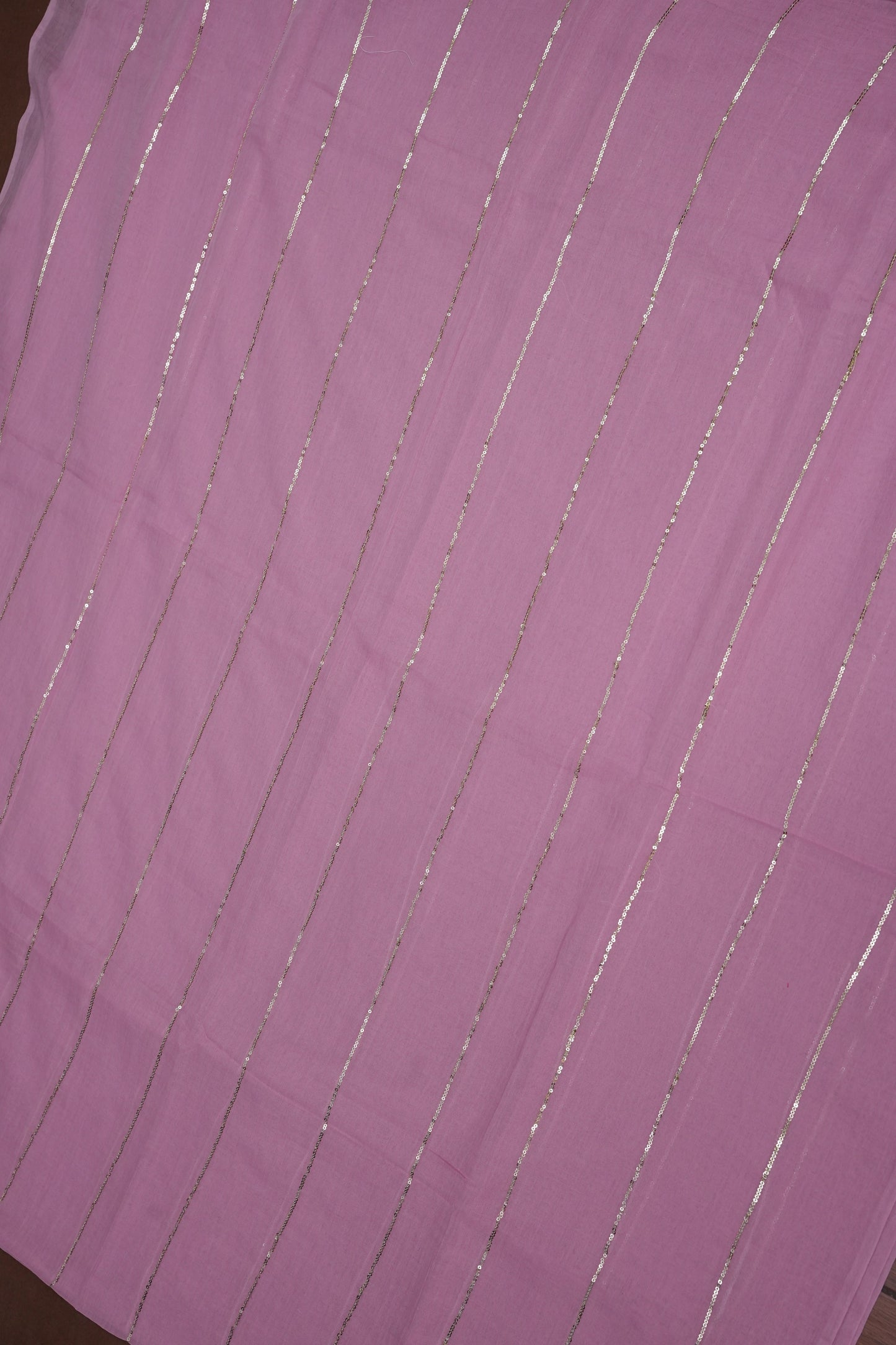 Mulmul Cotton Saree with Tassels - Baby Pink