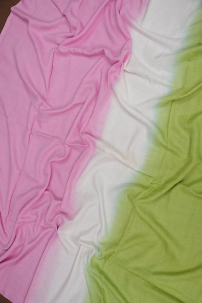 Mulmul Cotton Saree with Tassels - Multicolor