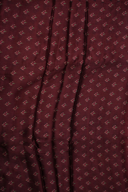 Pure Gajji Silk Saree in Nude with Bandhej Pallu & Royal Elephant Digital Print