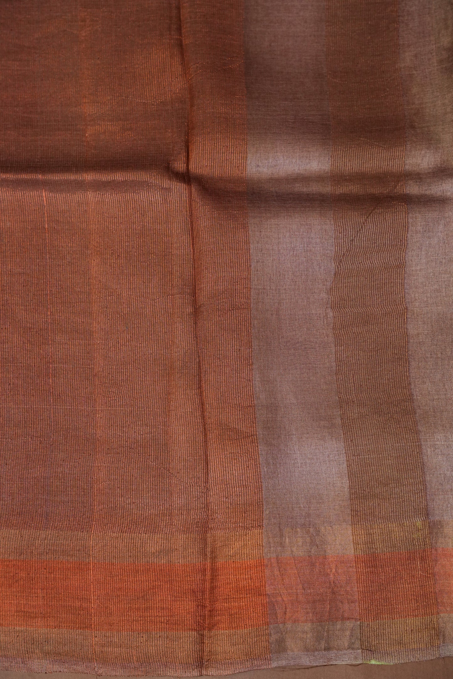 Floral Printed Pure Tussar Silk Saree-Pistachio|Silk Mark Certificate