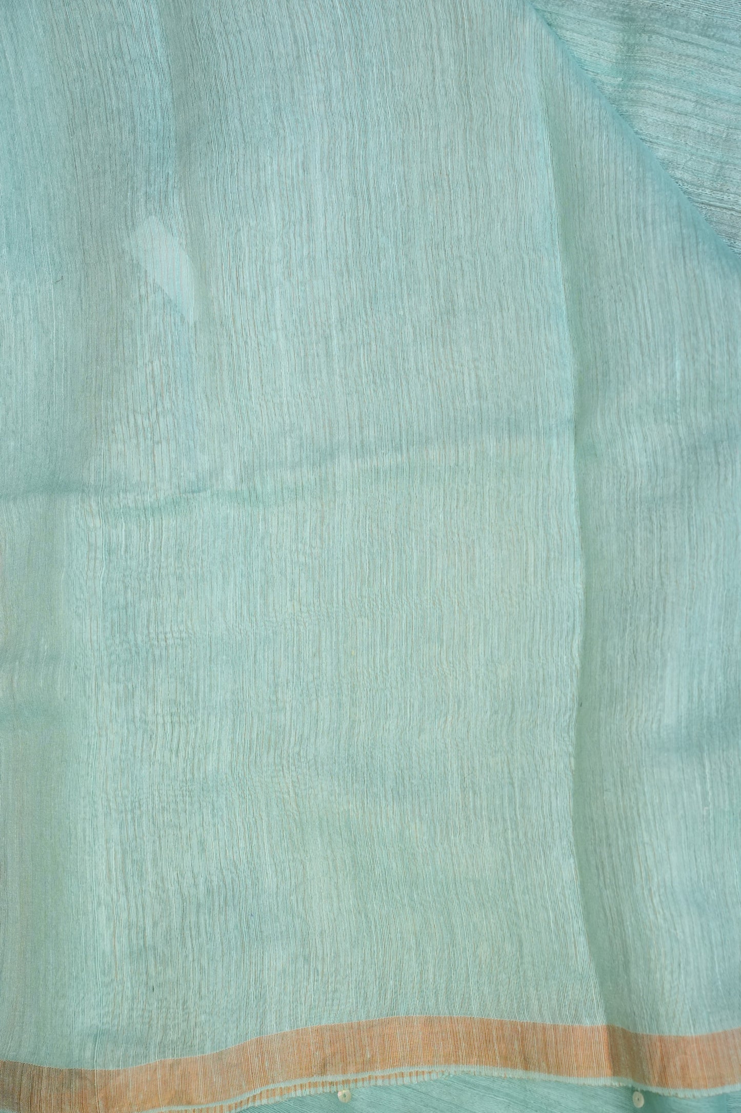 Ice Blue Pure Muslin Matka Silk Saree|Silk Mark Certified
