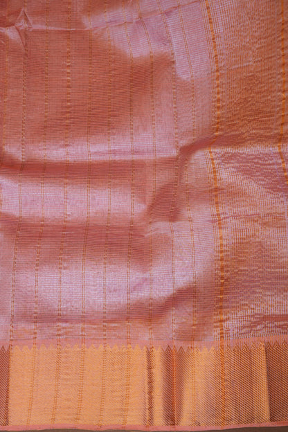 Mangalagiri Silk Cotton Saree - Peach