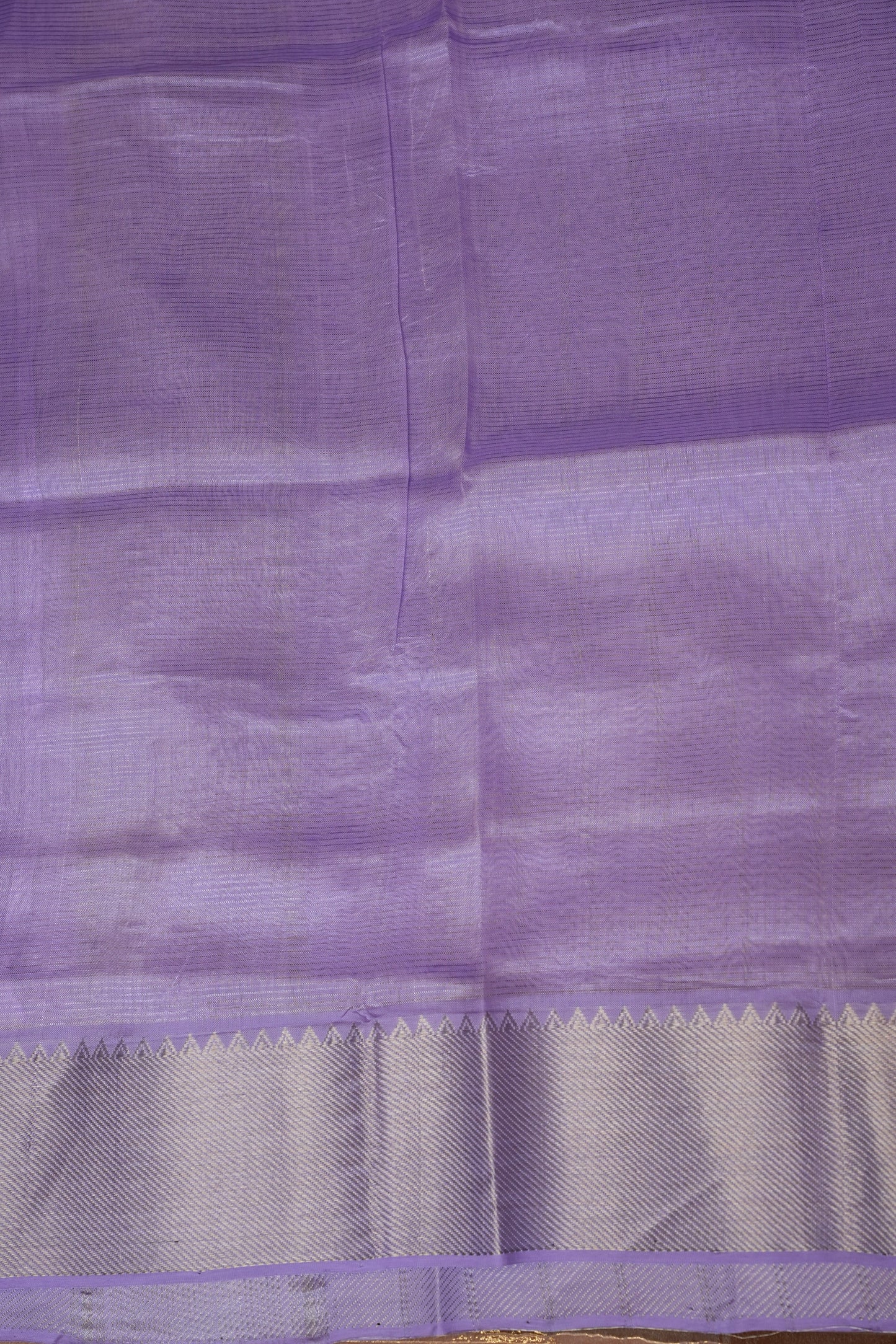 Mangalagiri Silk Cotton Saree - Lavender