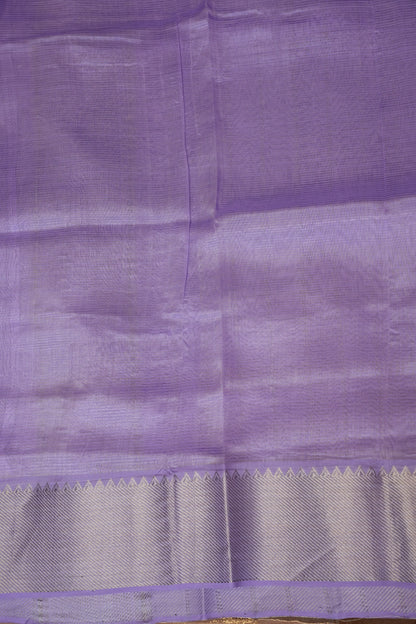 Mangalagiri Silk Cotton Saree - Lavender