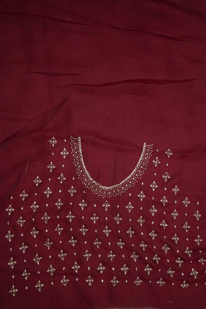 Party Wear Glass Tissue Saree with Embroidered Border & Designer Blouse – Peach