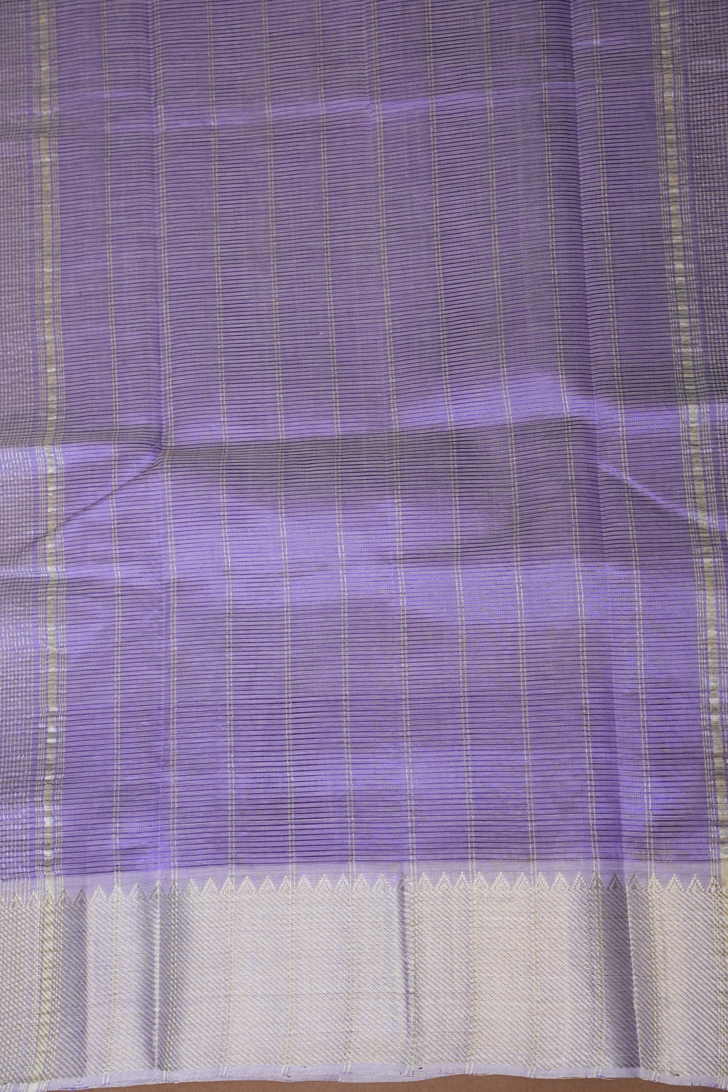 Mangalagiri Silk Cotton Saree - Lavender