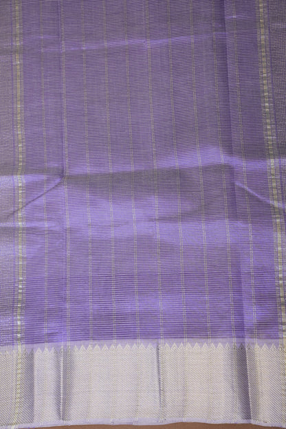 Mangalagiri Silk Cotton Saree - Lavender