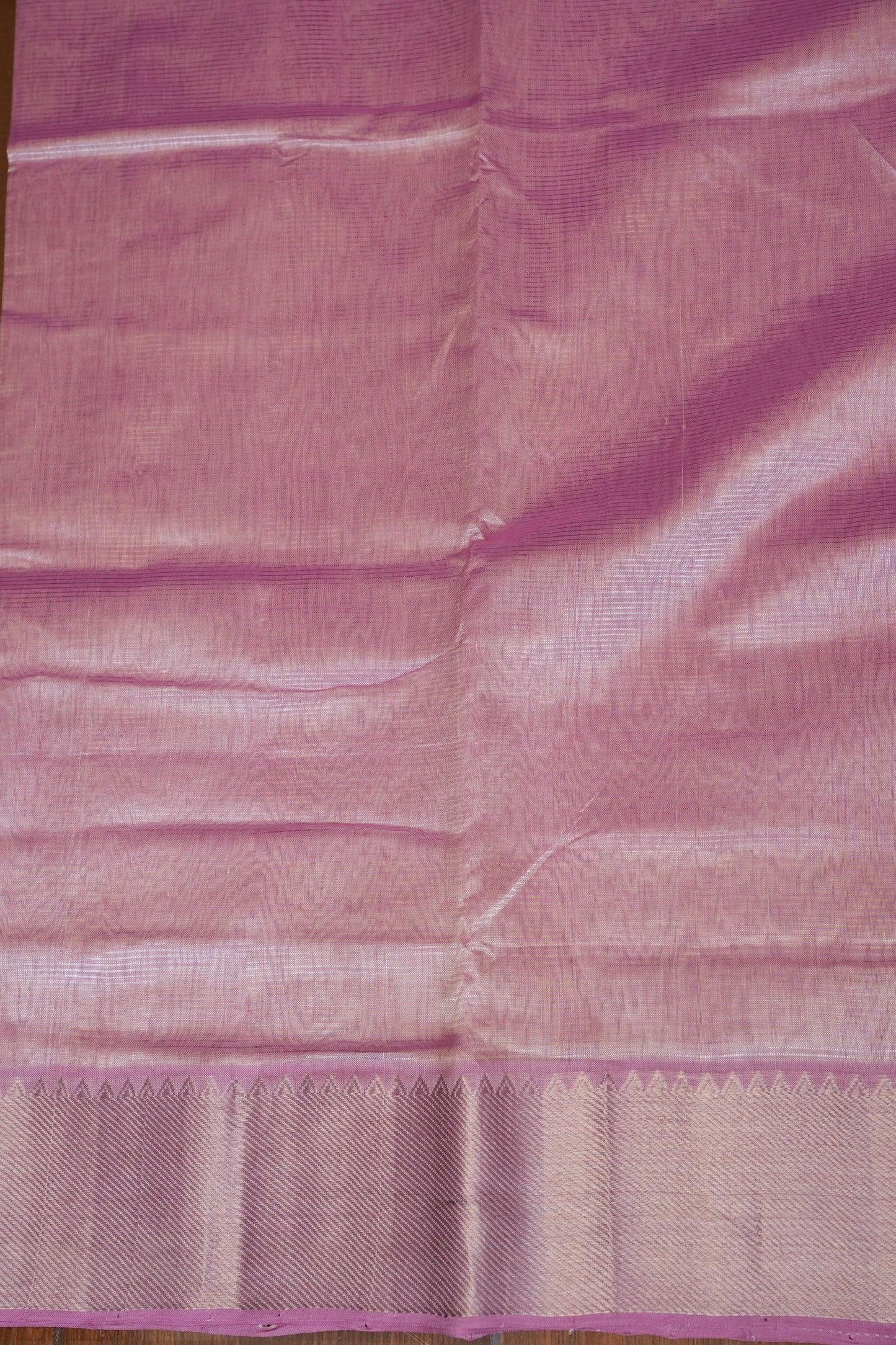 Mangalagiri Silk Cotton Saree - Soft Pastel Pink