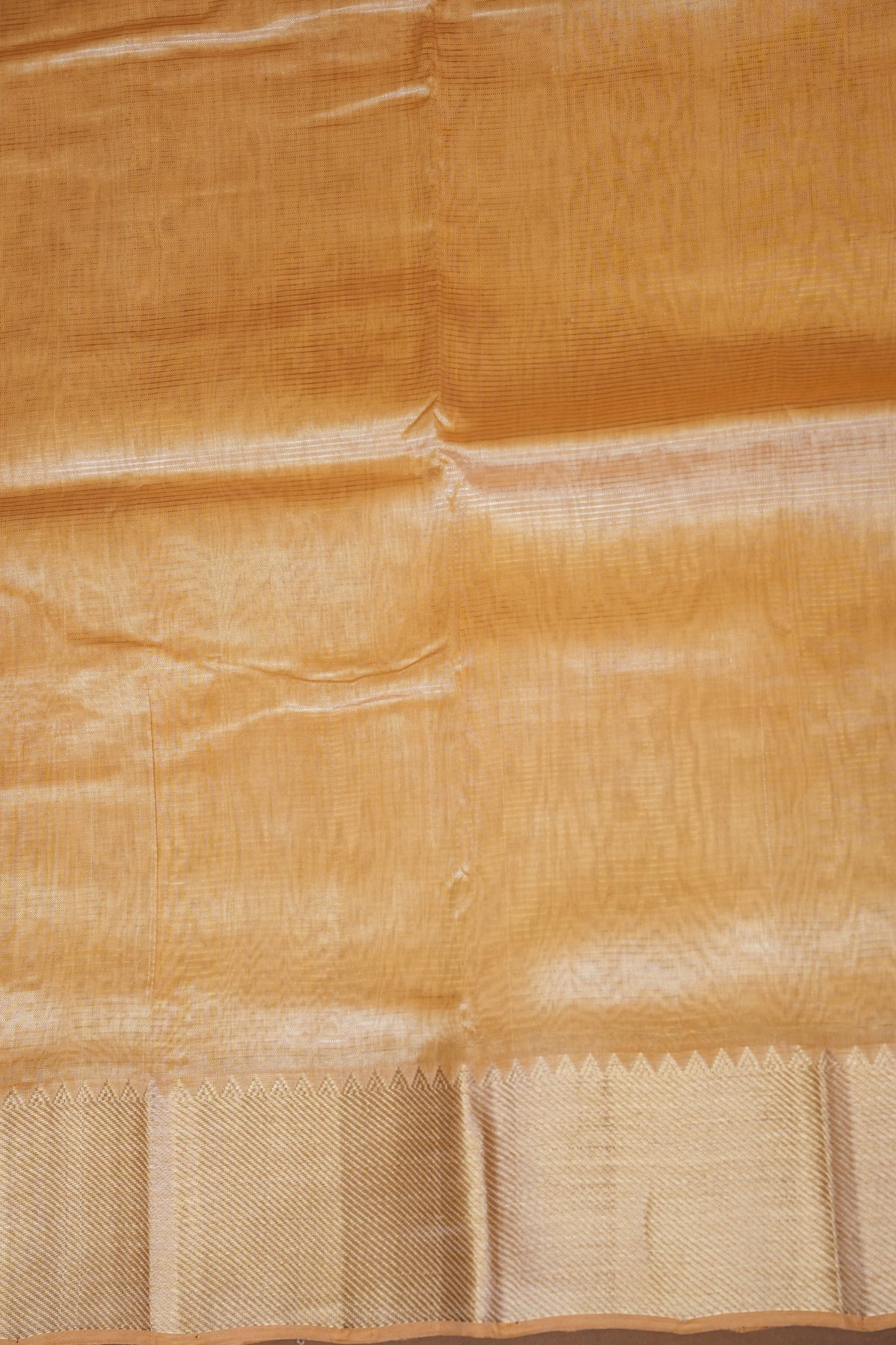 Mangalagiri Silk Cotton Saree - Ivory Beige