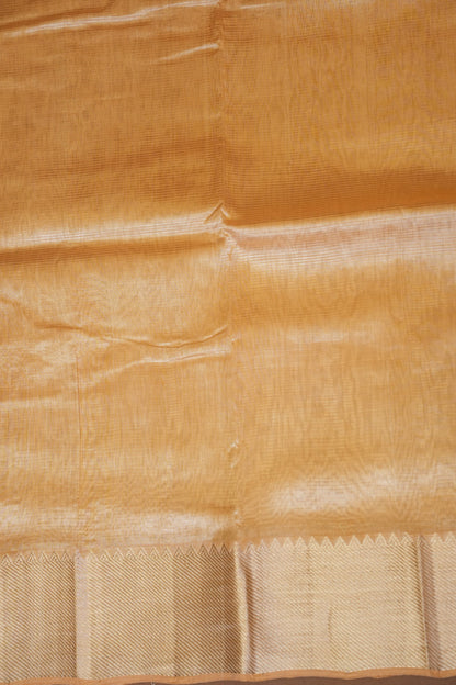 Mangalagiri Silk Cotton Saree - Ivory Beige