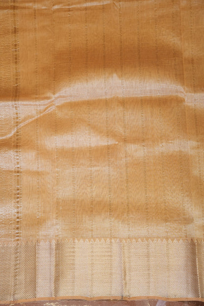 Mangalagiri Silk Cotton Saree - Ivory Beige
