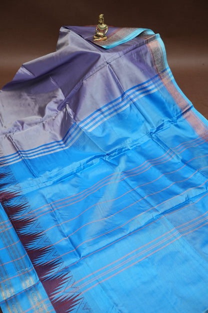Vegan Silk Saree – Lavender