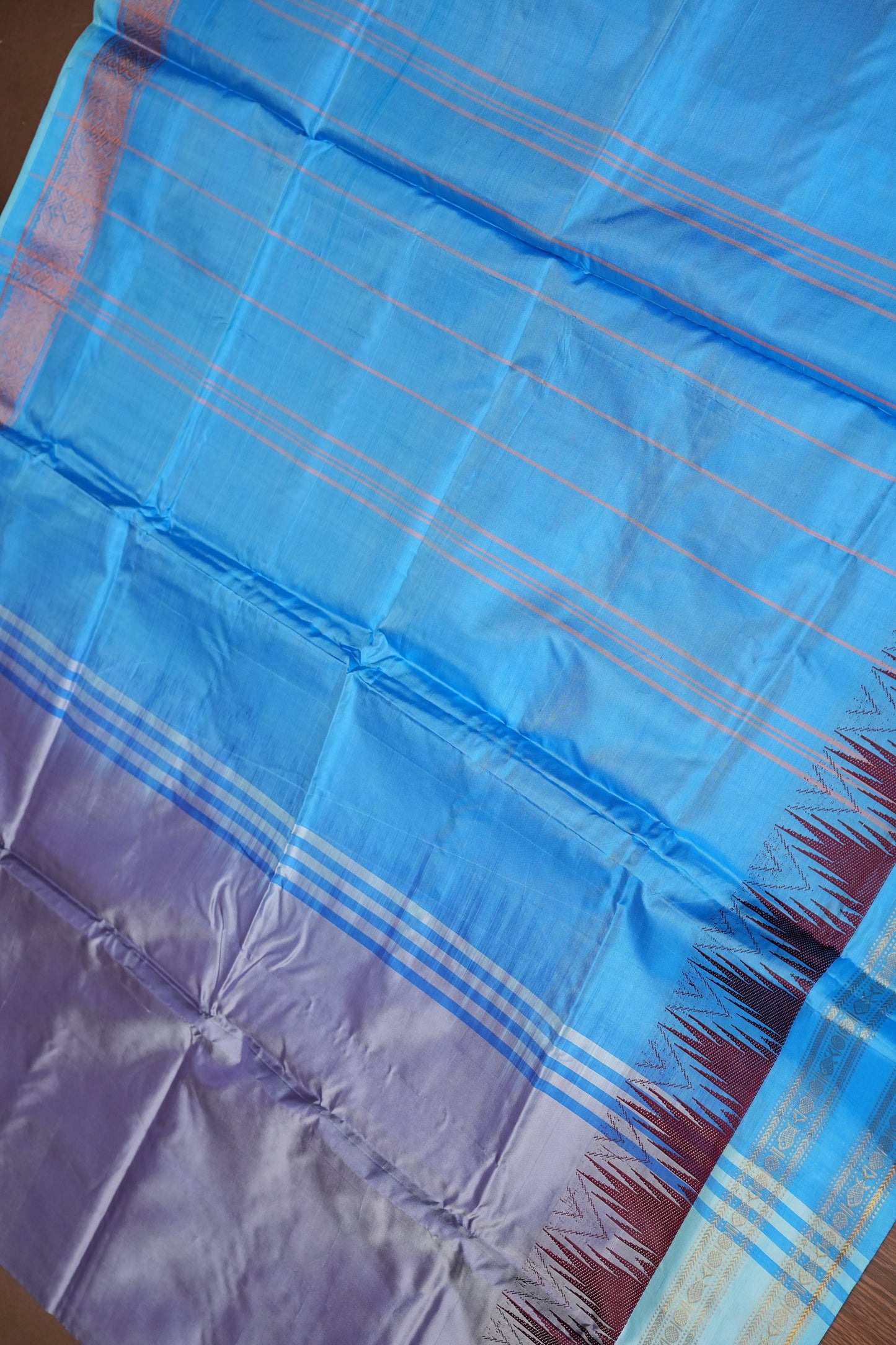 Vegan Silk Saree – Lavender