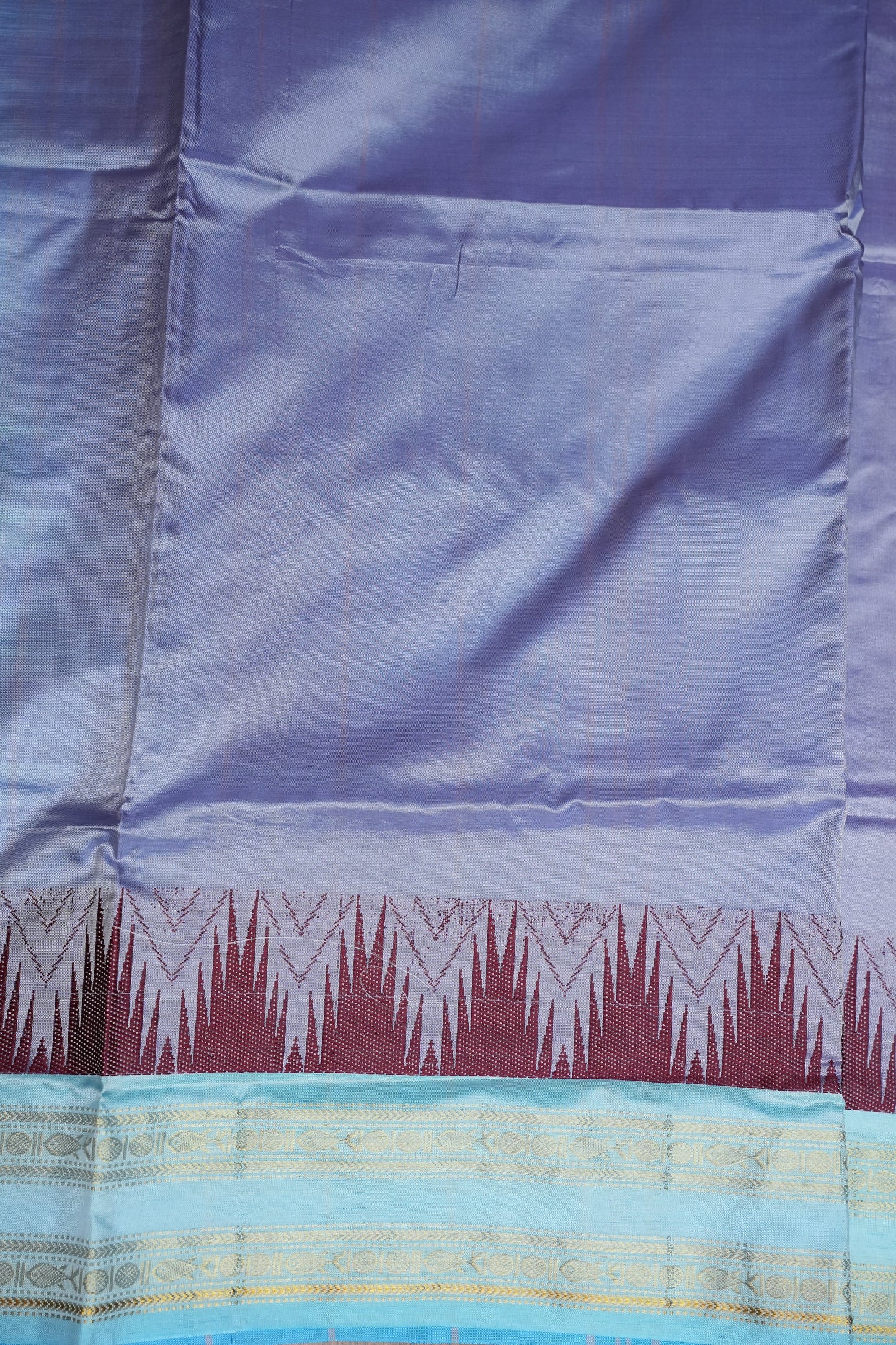 Vegan Silk Saree – Lavender