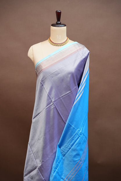 Vegan Silk Saree – Lavender