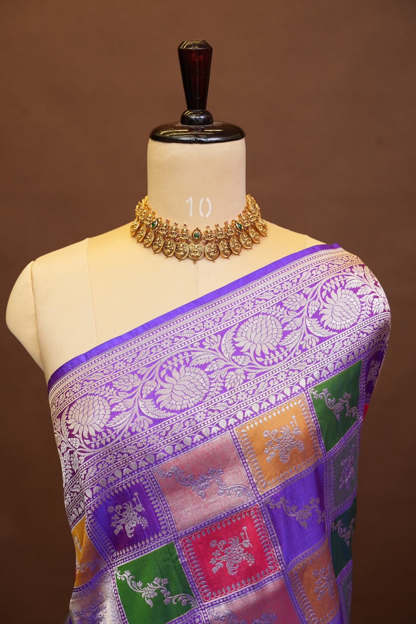 Rangkat Pure Silk Katan Banaras Sarees - Purple-silk mark |Silk Mark Certified