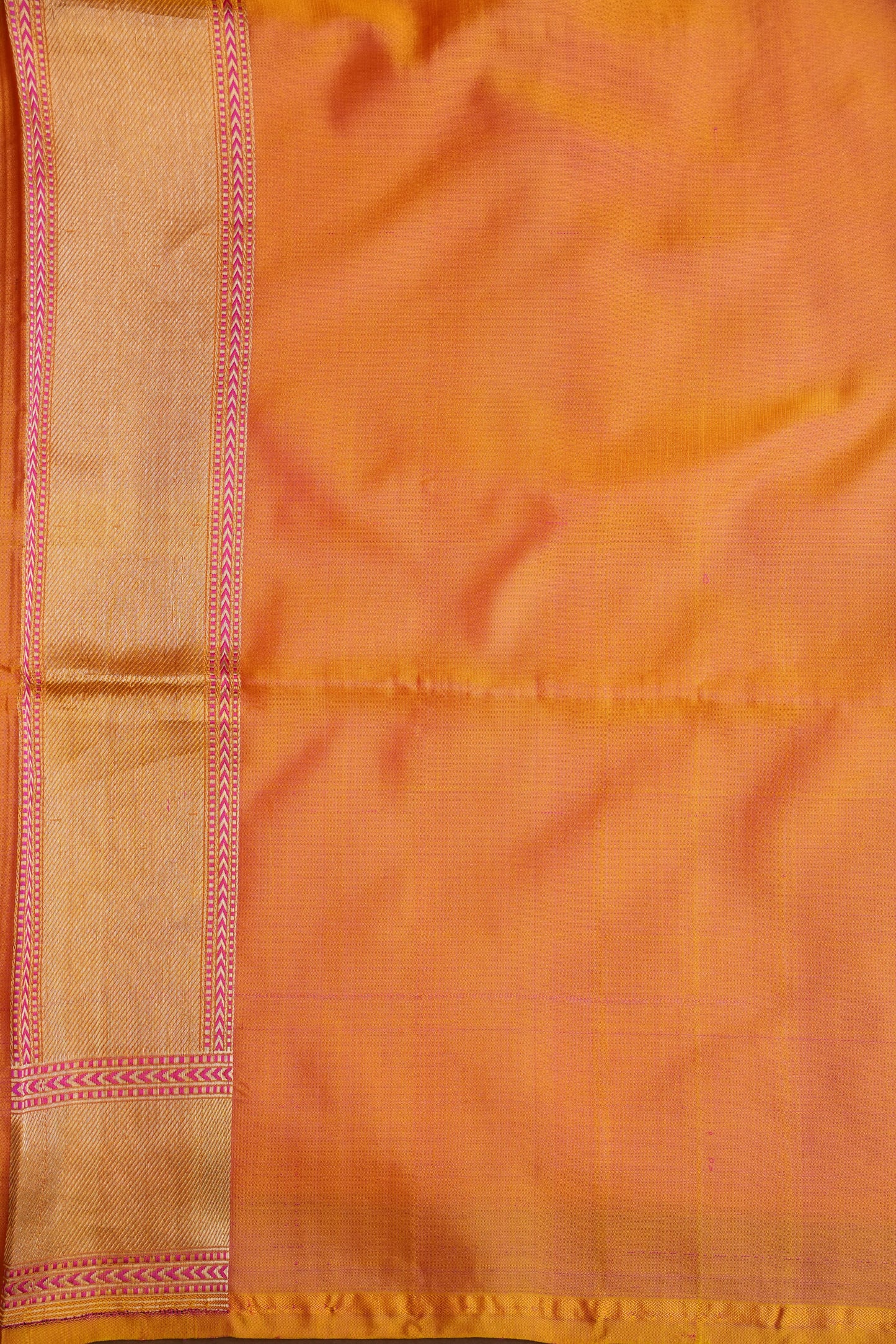 Pure Handloom Silk Katan Banaras Saree - Mustard Yellow|Silk Mark Certified