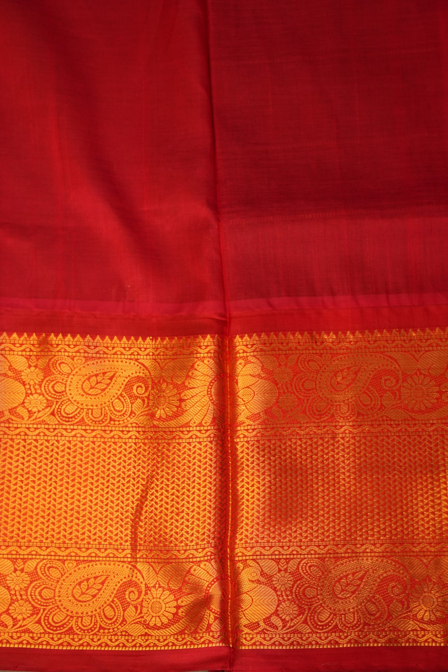 Pure Kuppadam Silk Cotton Saree - Bottle Green