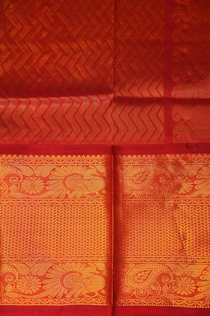 Pure Kuppadam Silk Cotton Saree - Deep Purple