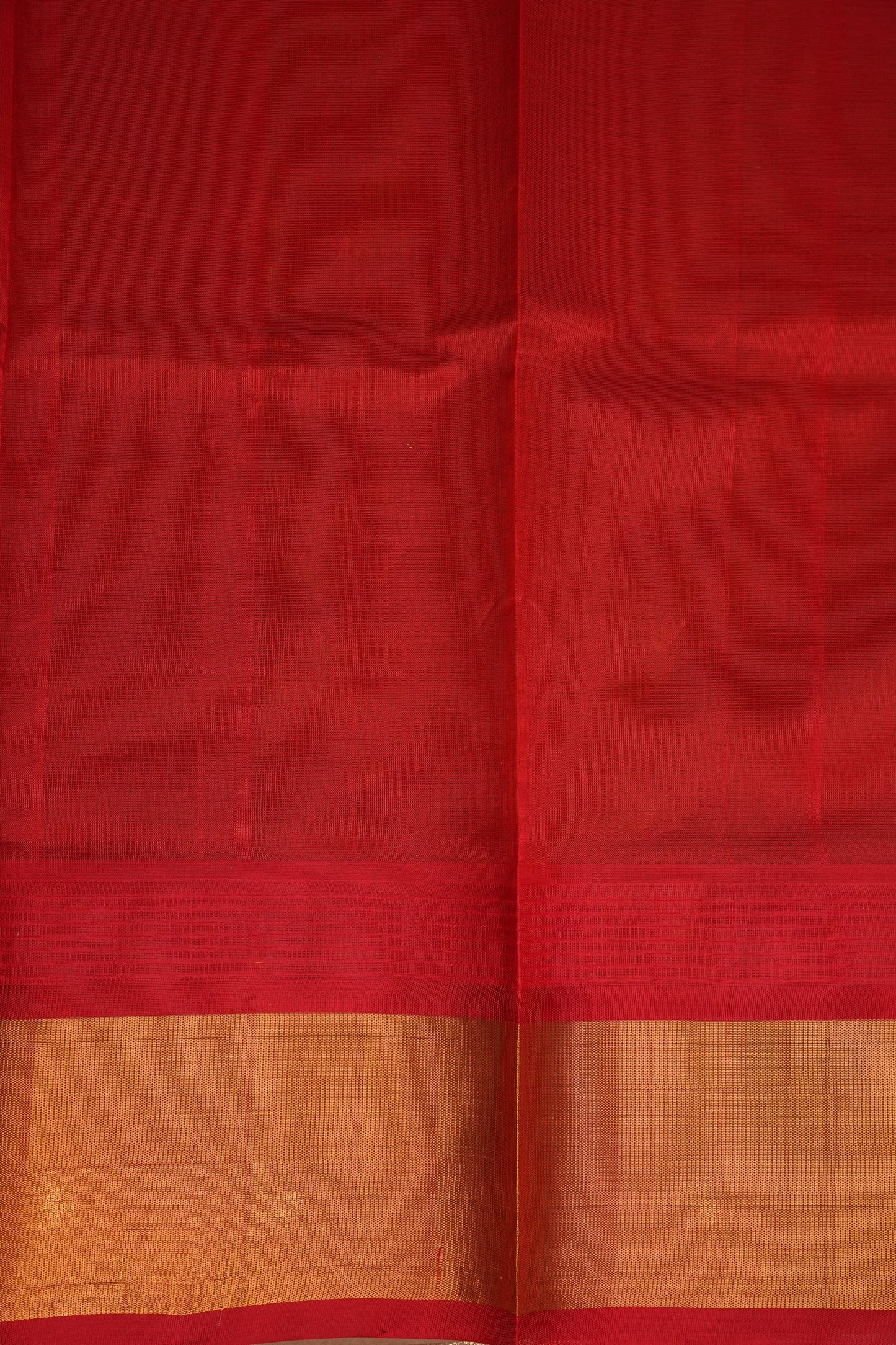 Pure Kuppadam Korvai Silk Cotton Pattu Saree-Ivory & Red
