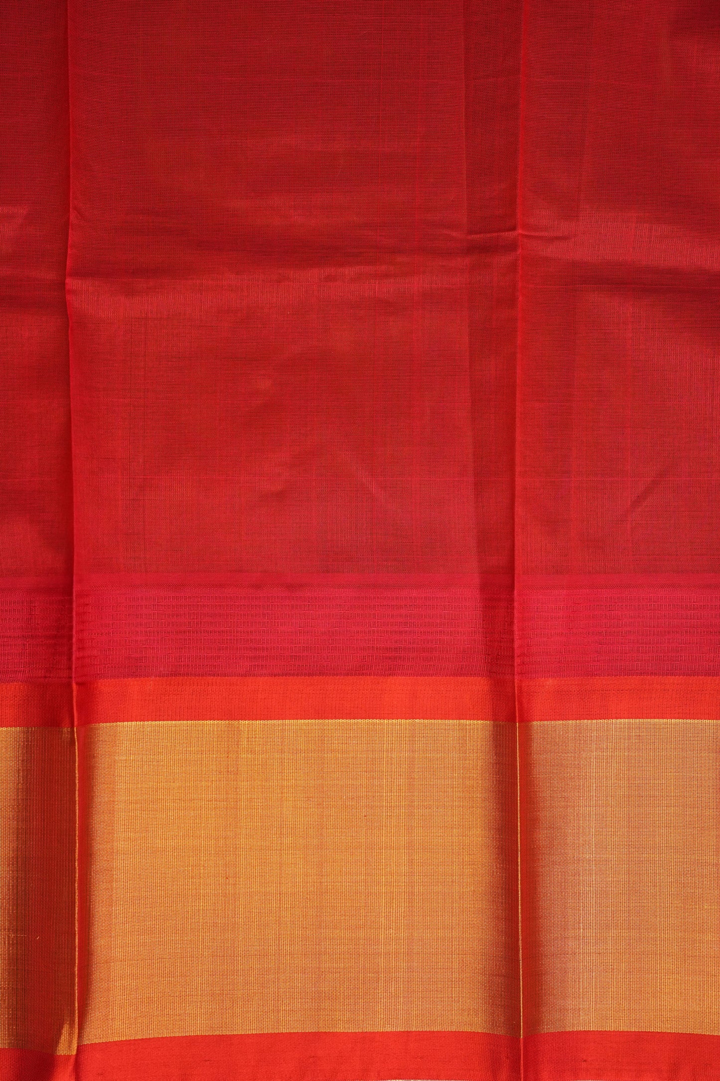 Pure Kuppadam Korvai Silk Cotton Pattu Saree-Black & Red