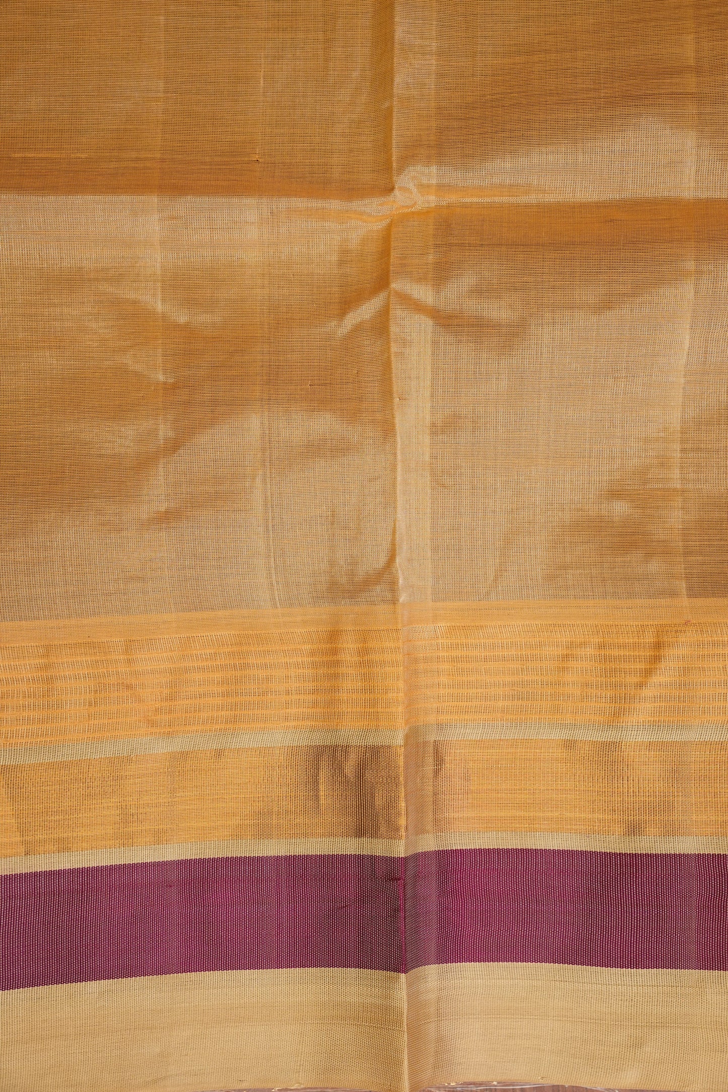 Pure Kuppadam Korvai Silk Cotton Pattu Saree-Wine & Ivory