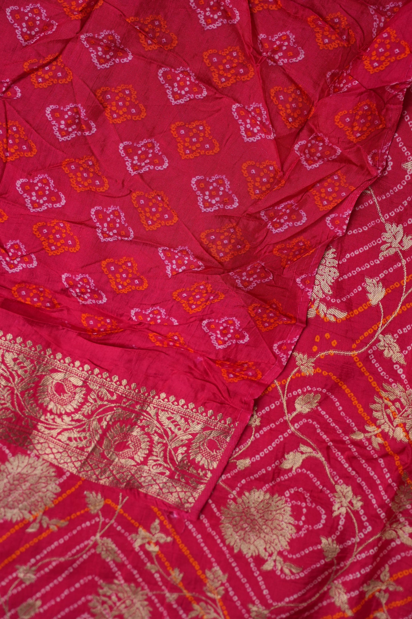 Kashmiri Pashmina Banarasi Story Telling Saree - Pink