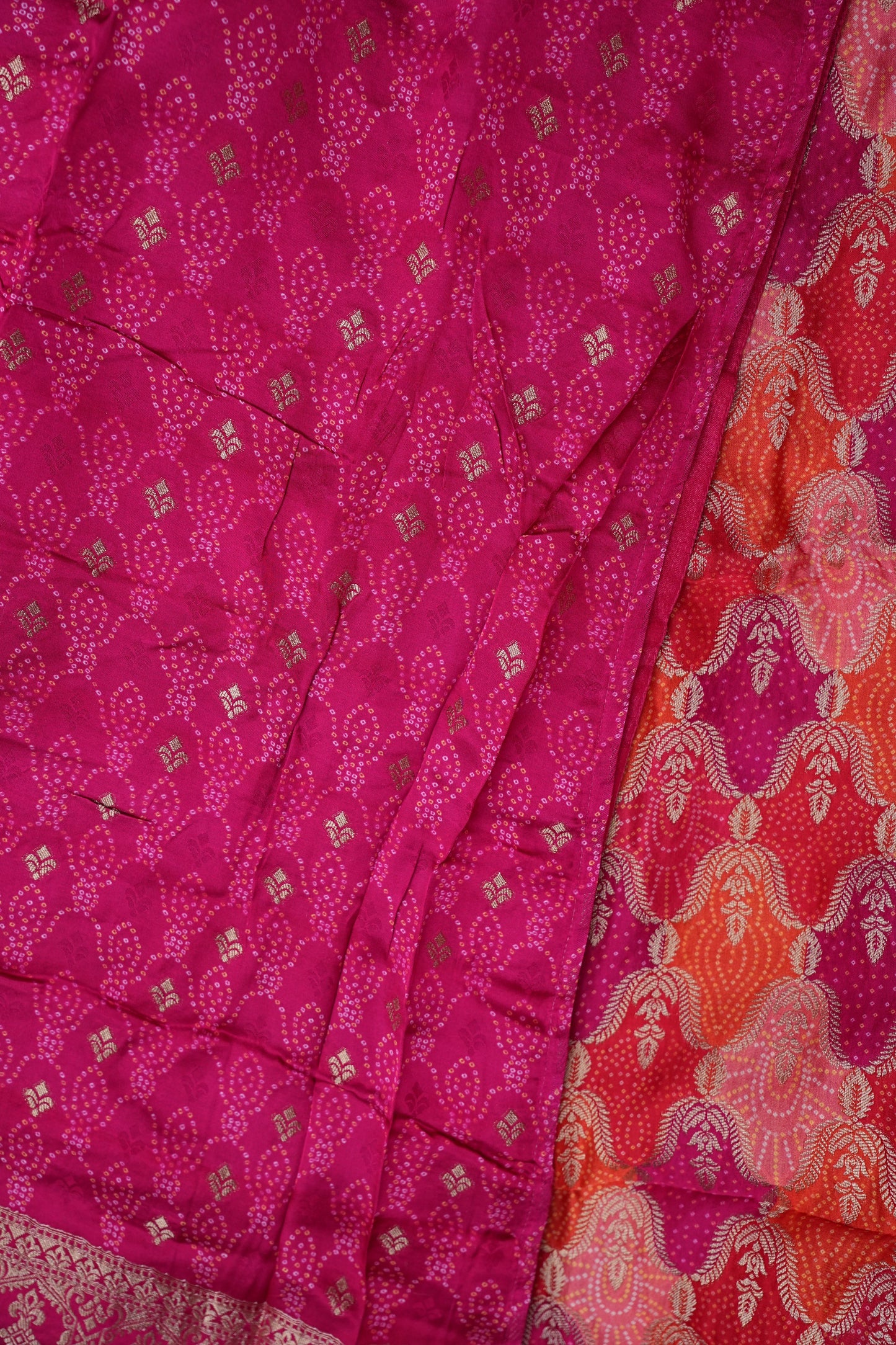 Kashmiri Pashmina Banarasi Story Telling Saree - Multicolored