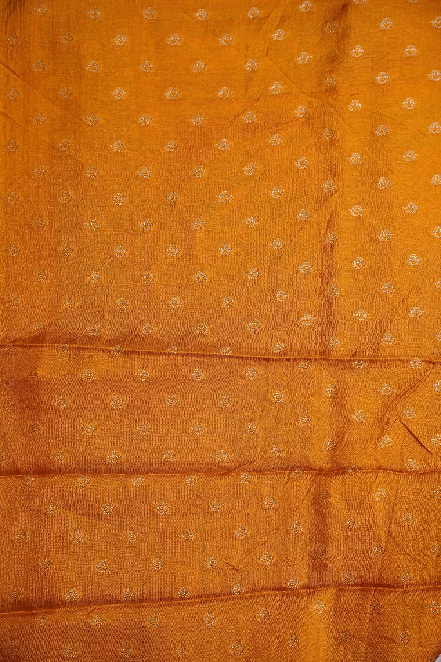 Kashmiri Pashmina Banarasi Story Telling Saree - Mustard Yellow