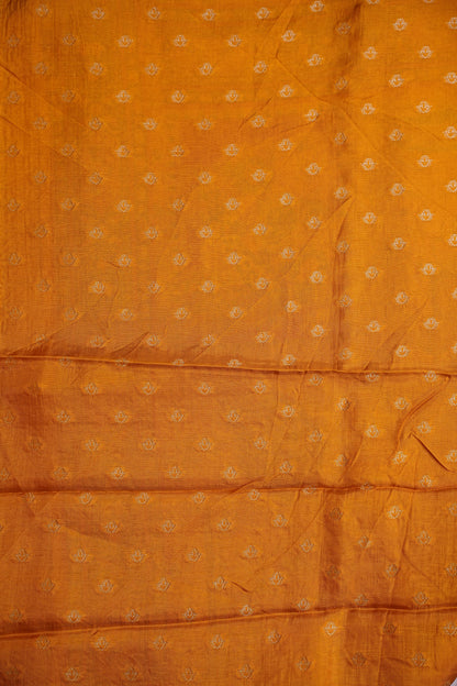 Kashmiri Pashmina Banarasi Story Telling Saree - Mustard Yellow
