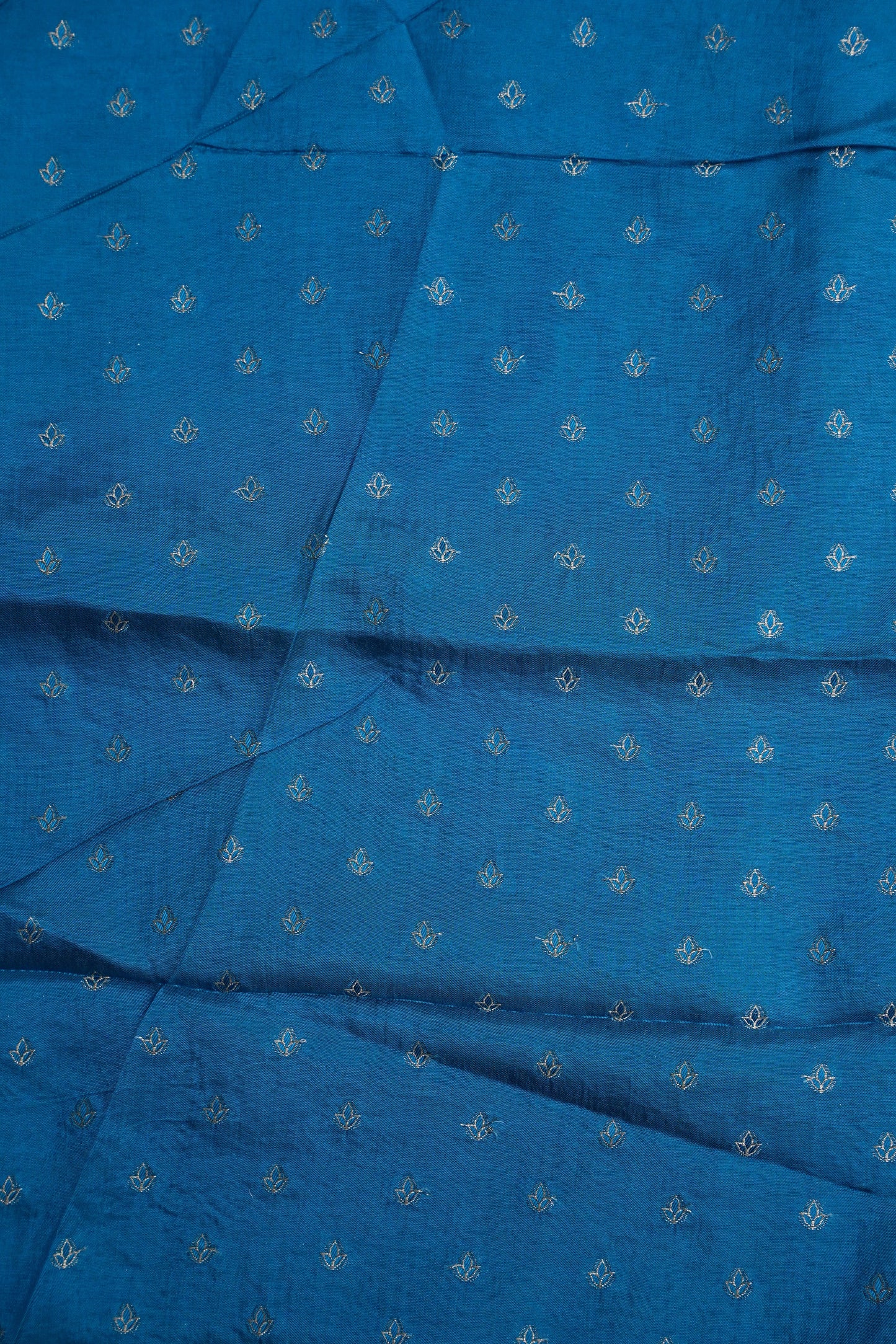 Kashmiri Pashmina Banarasi Story Telling Saree - Blue