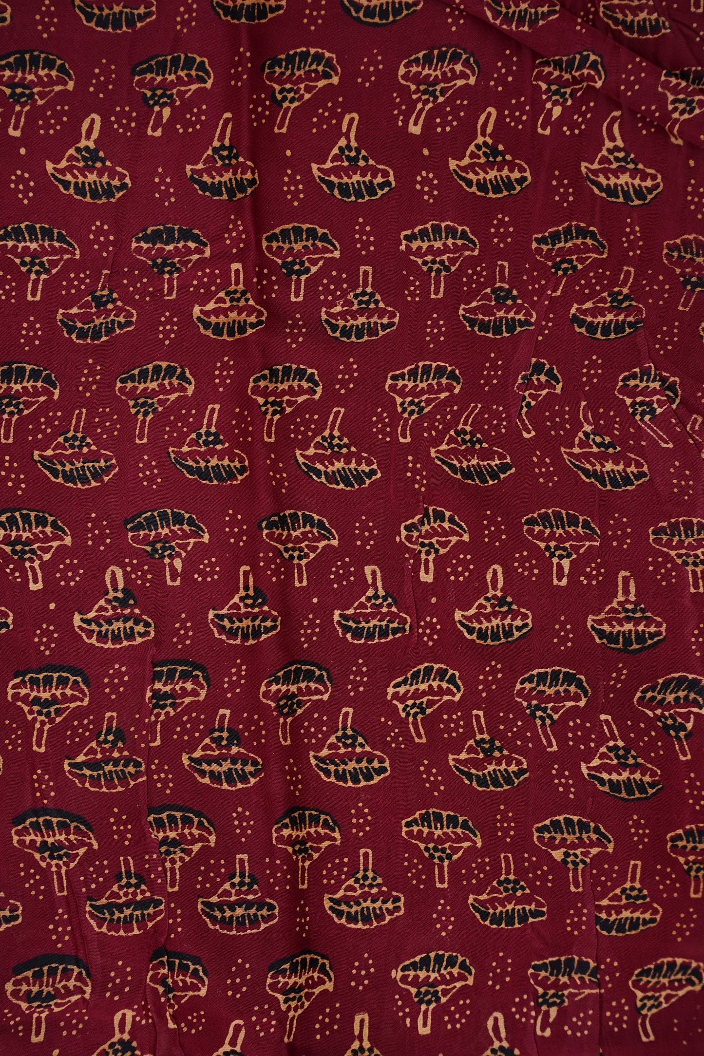 Bandhini Garchola Modal Silk Saree - Maroon