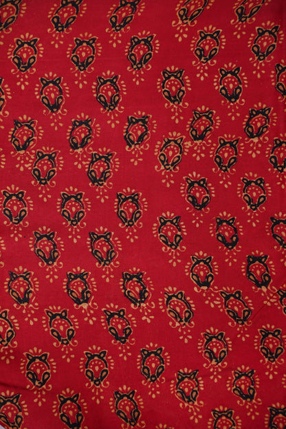Bandhini Garchola Modal Silk Saree - Classic Red