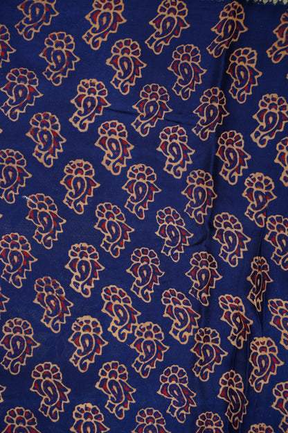 Bandhini Garchola Modal Silk Saree - Dark Blue