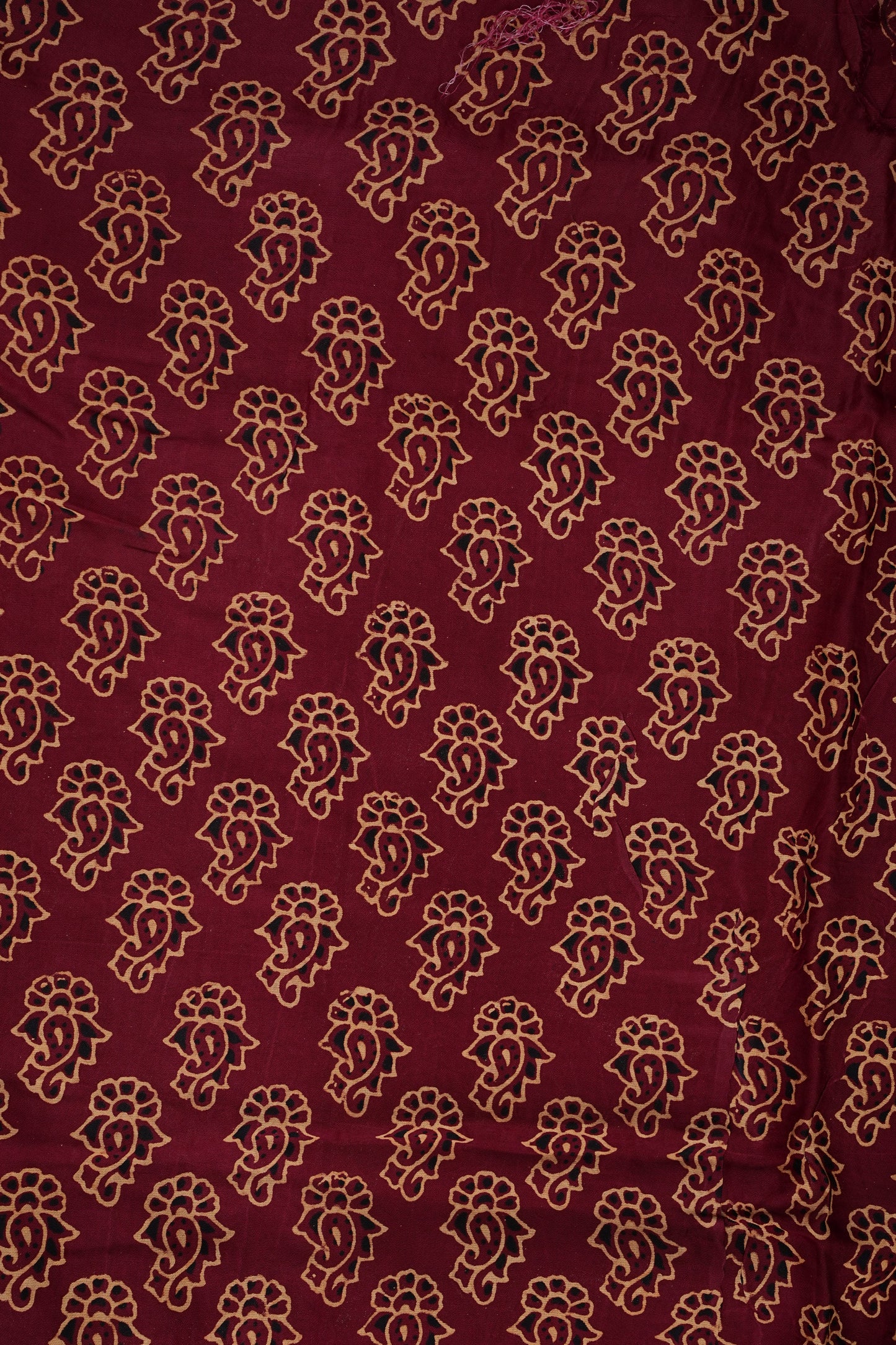 Bandhini Garchola Modal Silk Saree - Dark Maroon