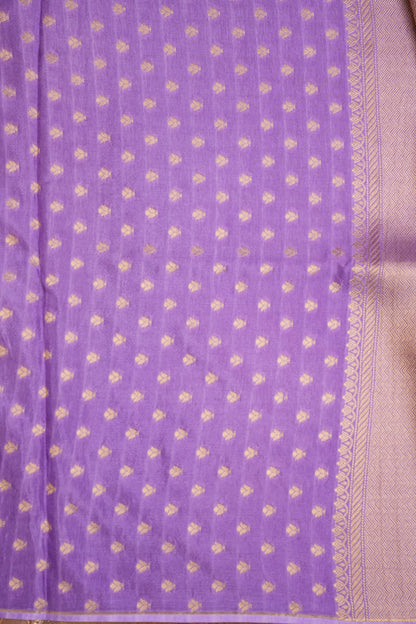 Shikargah Soft Banarasi Silk Saree–Lavender