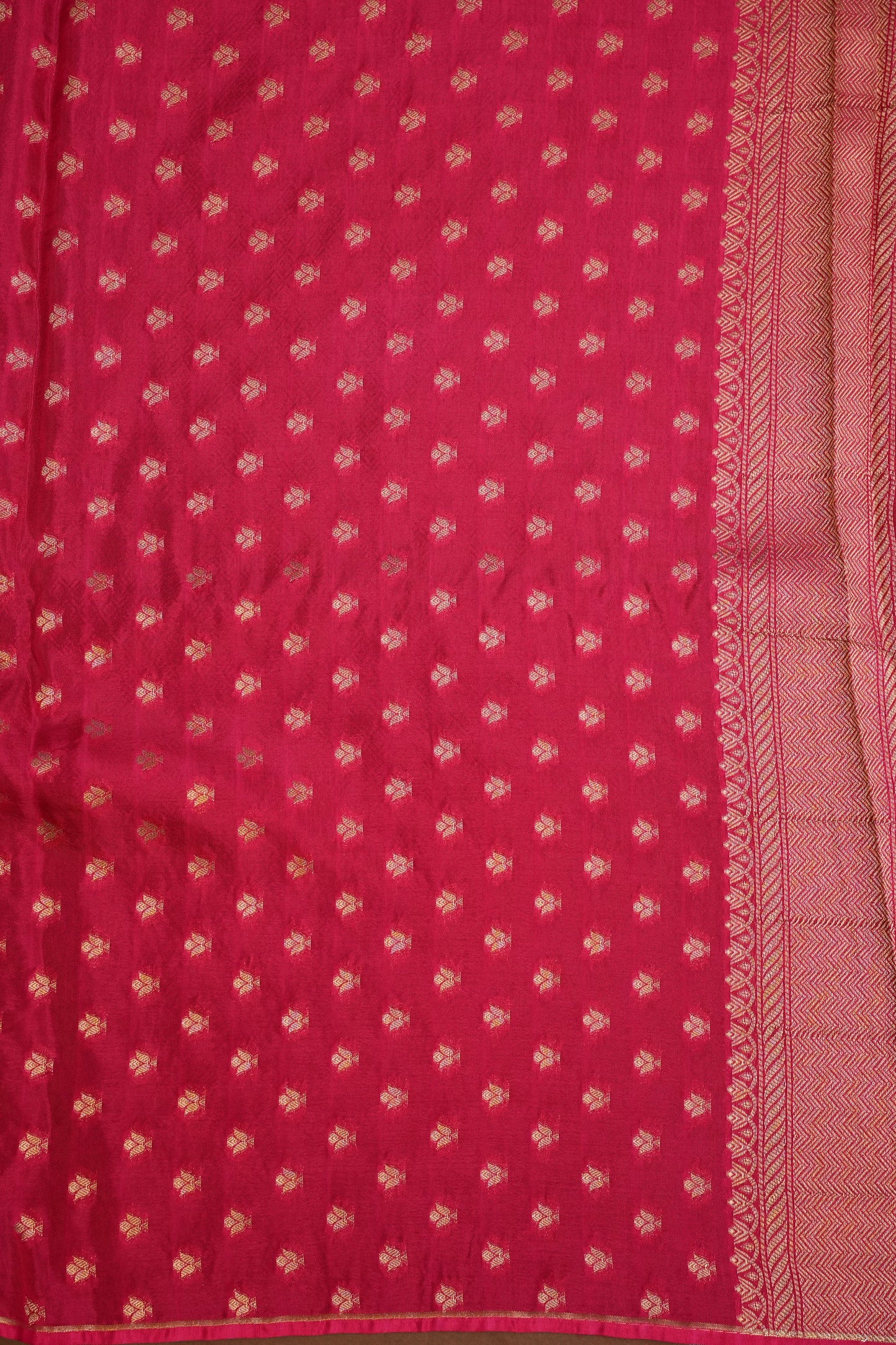 Shikargah Soft Banarasi Silk Saree–Pink