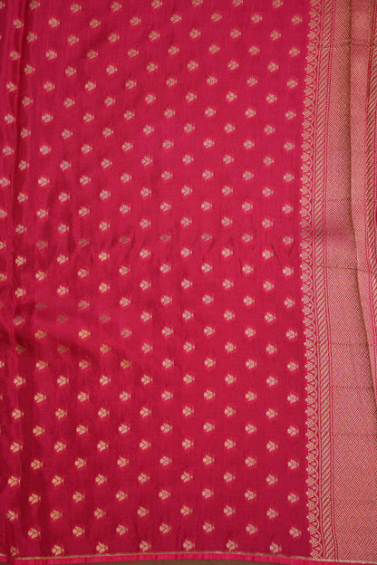 Shikargah Soft Banarasi Silk Saree–Pink