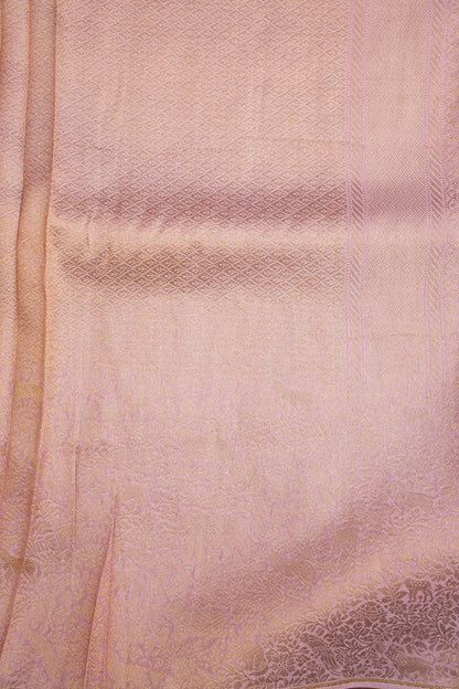 Shikargah Soft Banarasi Silk Saree–Light Pink