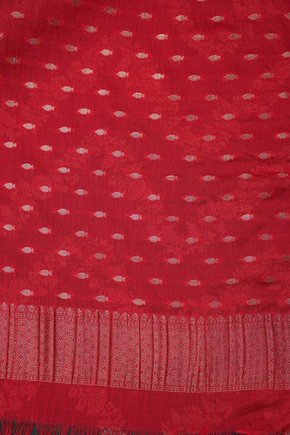 Georgette Silk Banarasi Saree - Emerald Green
