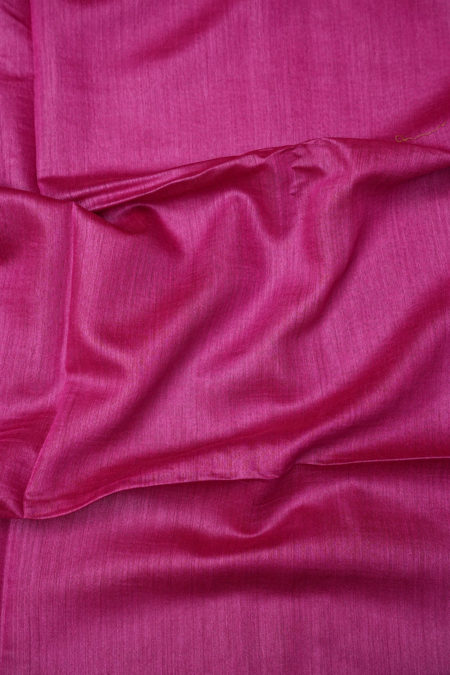 Plain Pure Tussar Silk Saree - Pink